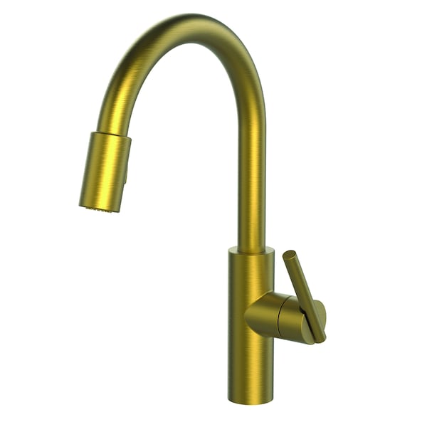 Newport Brass Pull-Down Kitchen Faucet in Satin Gold (Pvd) 1500-5103-24S - main